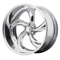 American Racing Forged VF489 17X8 5X4.75 POLISHED 4.50BS LEFT