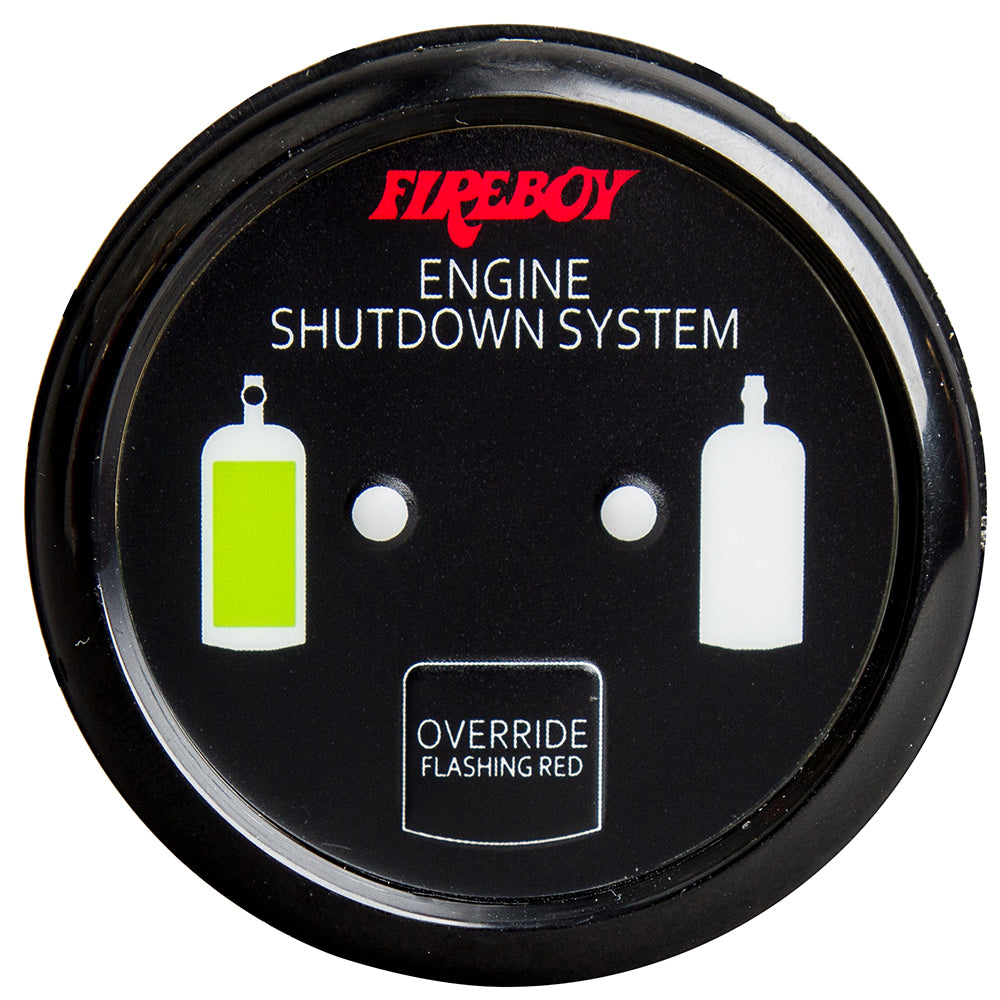 Fireboy-xintex Deluxe Helm Display W/gauge Body, LED &amp; Color Graphics F/engine Shutdown System - Bezel Display