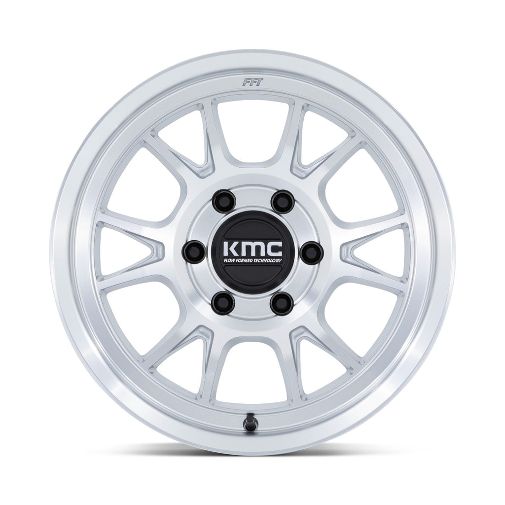 KMC Range 17X8.5 6X120 66 -10 G-Slv Mach-Fc