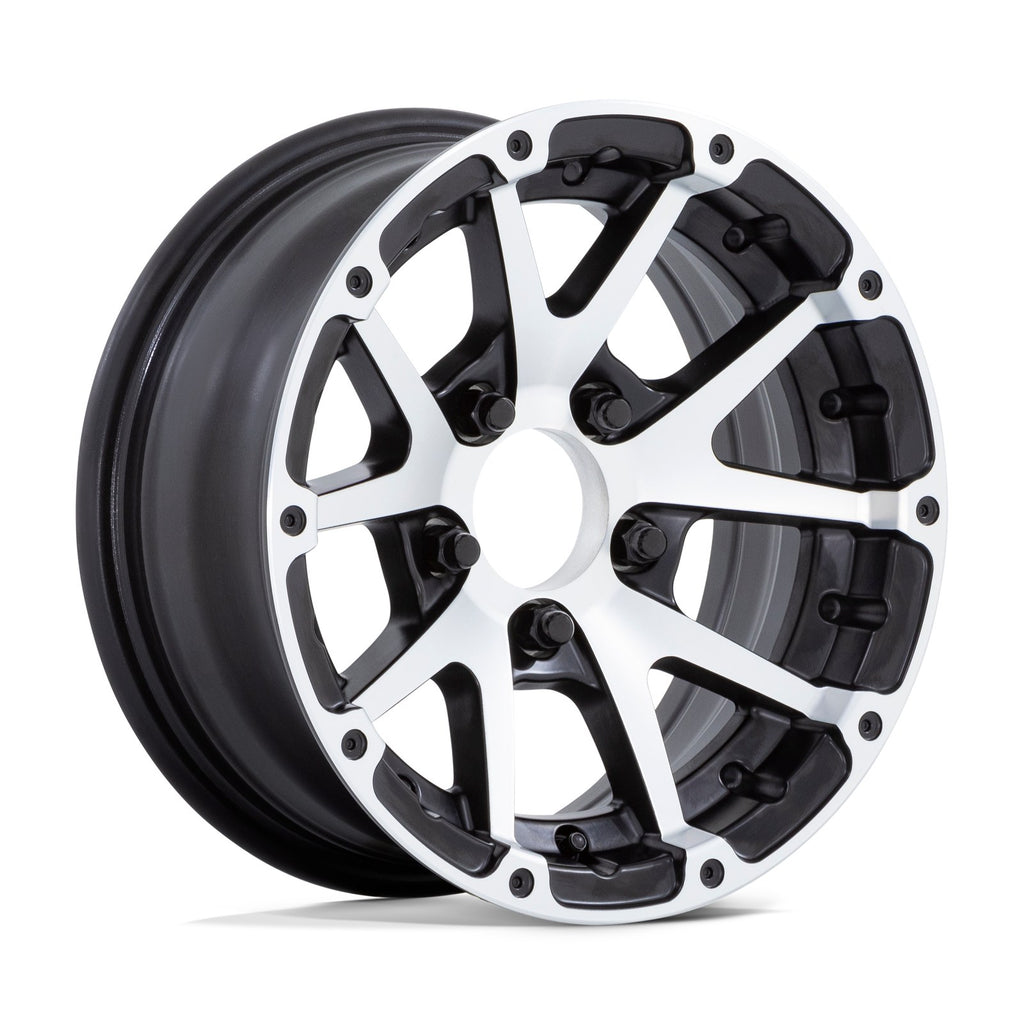 Helo HE1826 14X6 5X4.5 -6 M-Blk-Mch (No Cap)