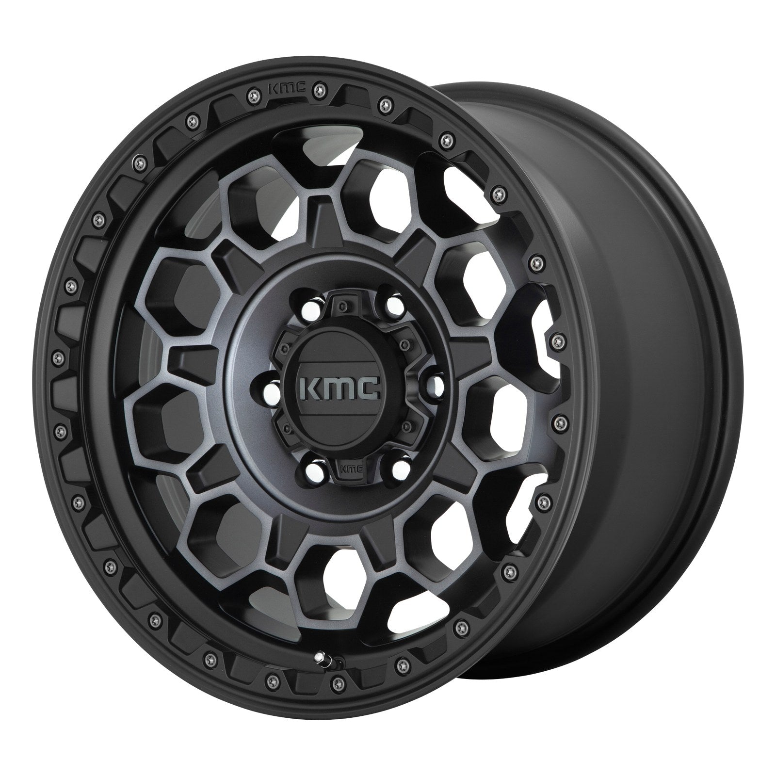 KMC KM545 17X8 6X5.5 S-Blk Gtcc 20MM