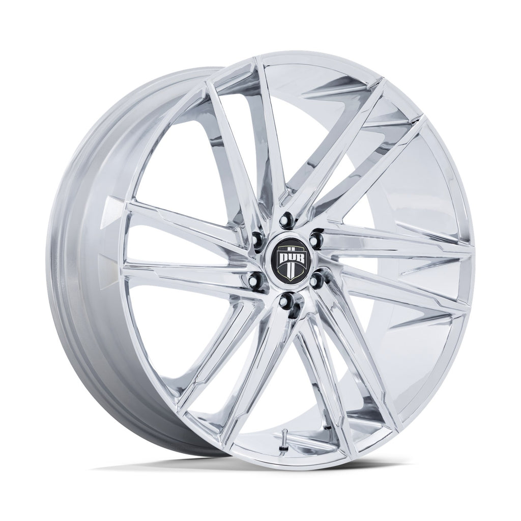 Dub 1PC Blaze 26X10 6X5.5 106 +25 Chrome