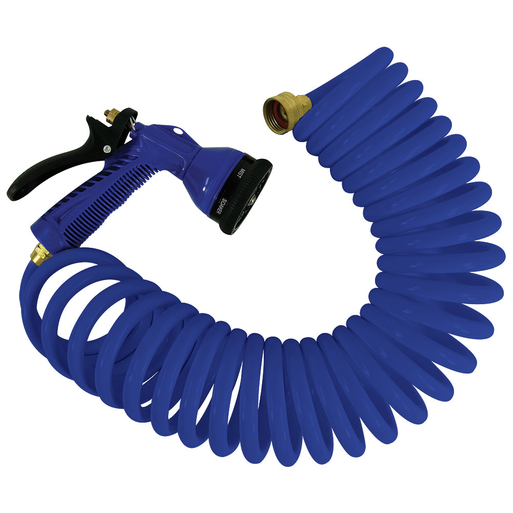 Whitecap 50' Coiled Hose