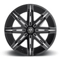 Dub 1PC Dub Stacks Cap-Gloss Black Milled