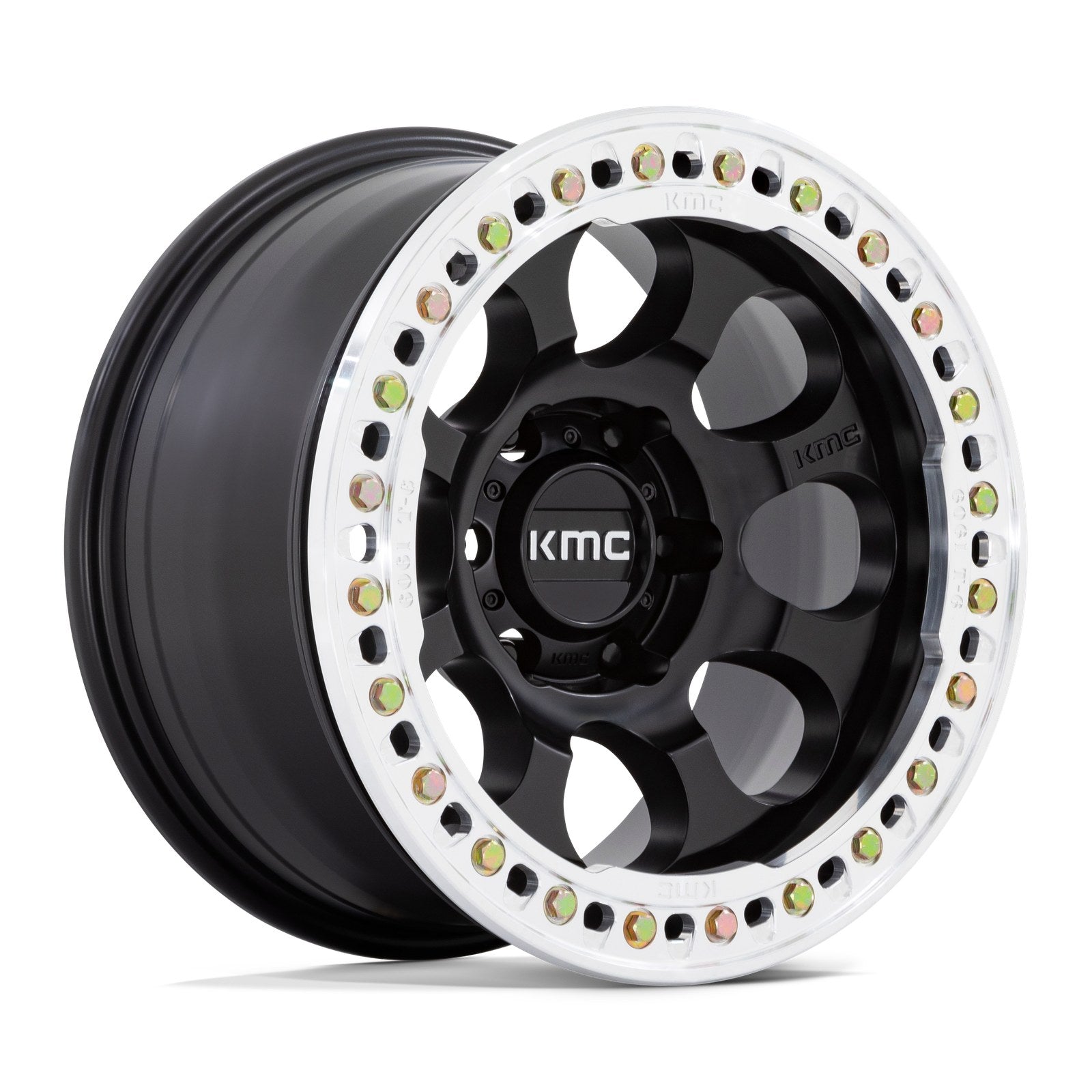 KMC Riot Bl 17X8.5 6X5.5 Sblk-Mc-Rg +0
