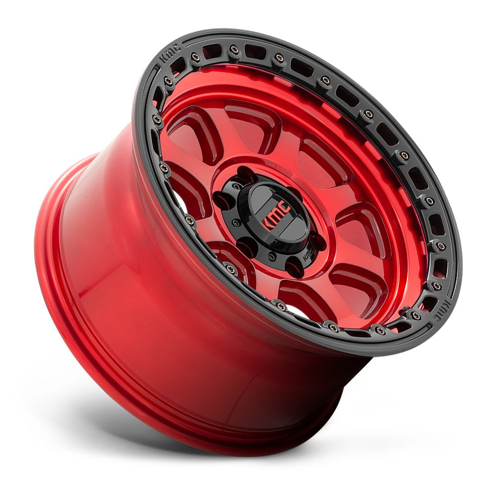 KMC KM548 18X9 8X180 C-Red Blk-LP 18MM