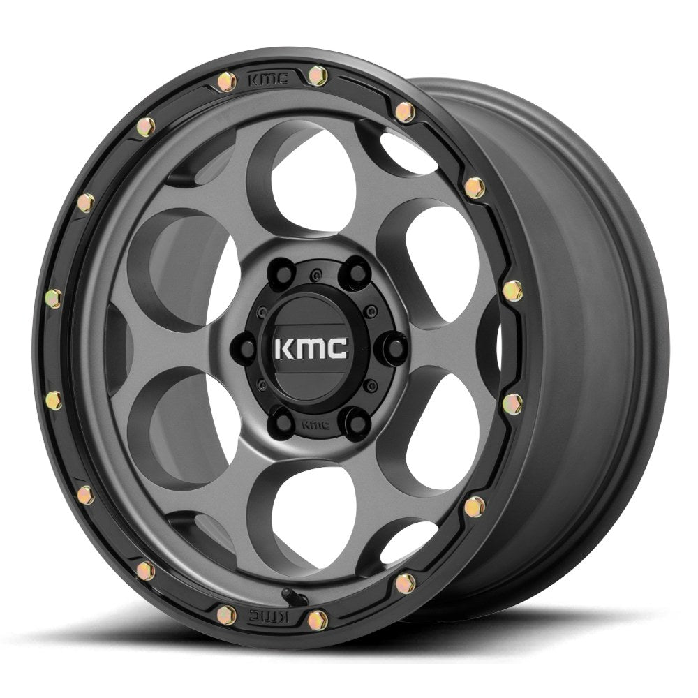 KMC KM541 17X8.5 5X5.0 S-Gry Blk-LP 18MM