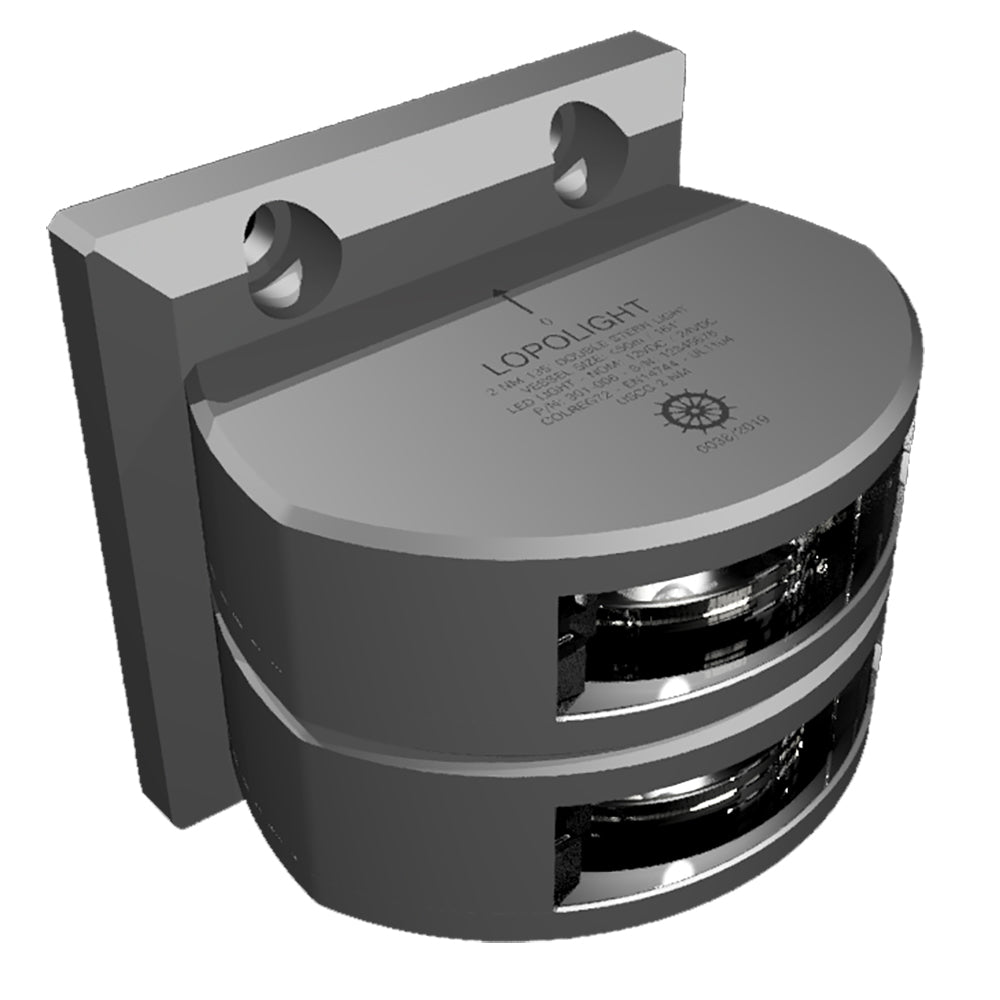 Lopolight Series - Double Stacked Stern Light - 2nm - Vertical Mount Housing