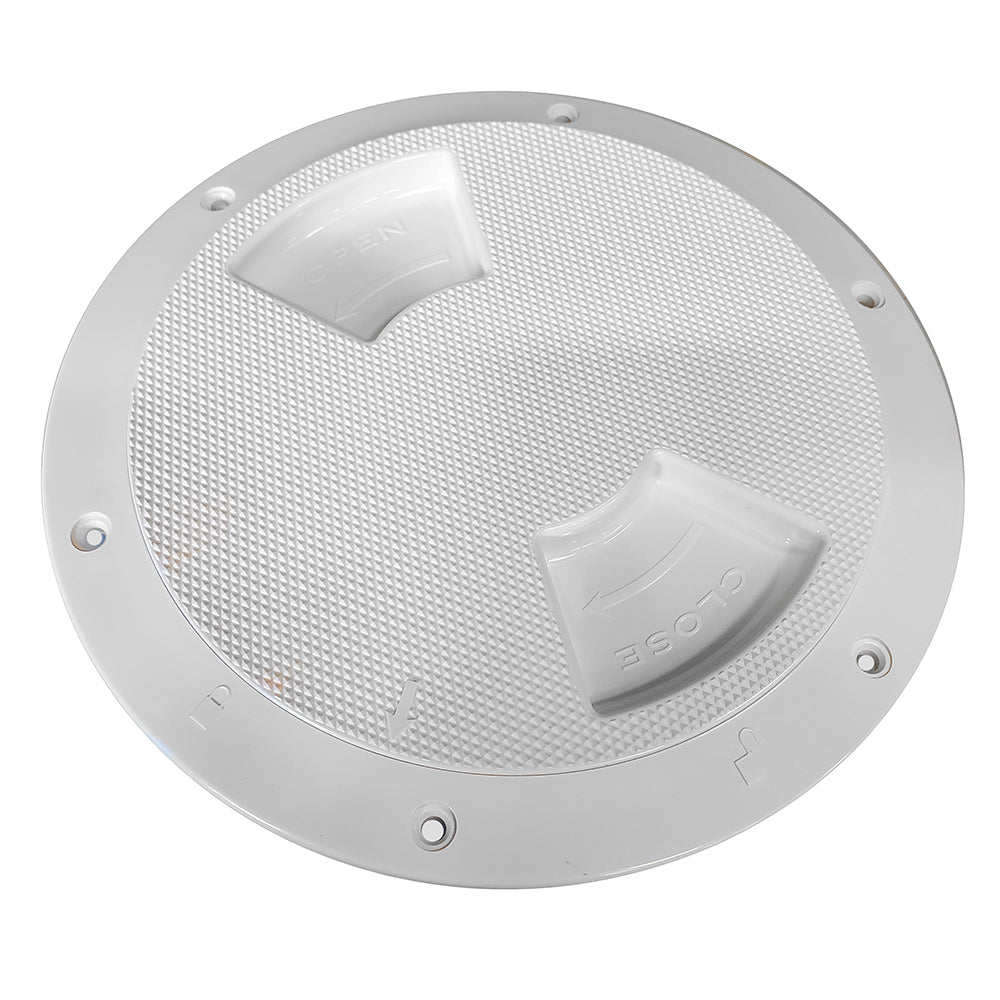 Sea-dog Quarter-turn Textured Deck Plate W/internal Collar