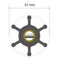 Albin Group Premium Impeller Kit - 51 X 22 X - 6 Blade - Pin Insert