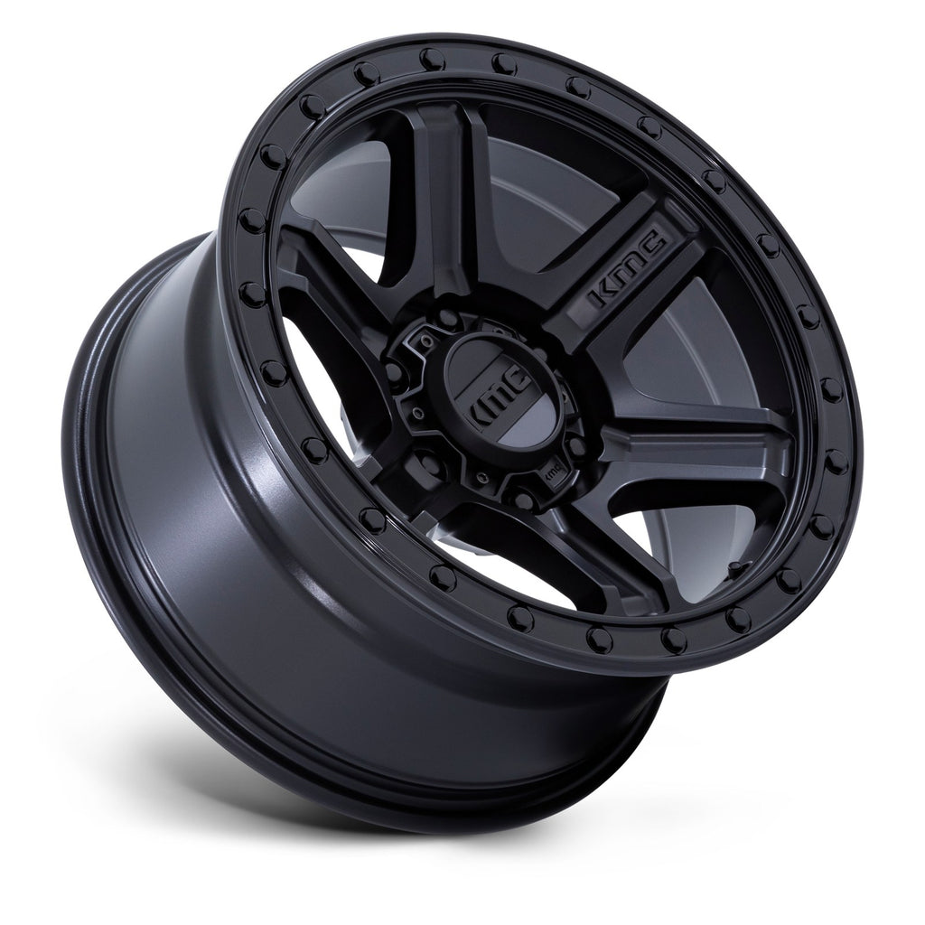 KMC Outrun 18X9 5X5 71 +18 Mach Gblk-LP