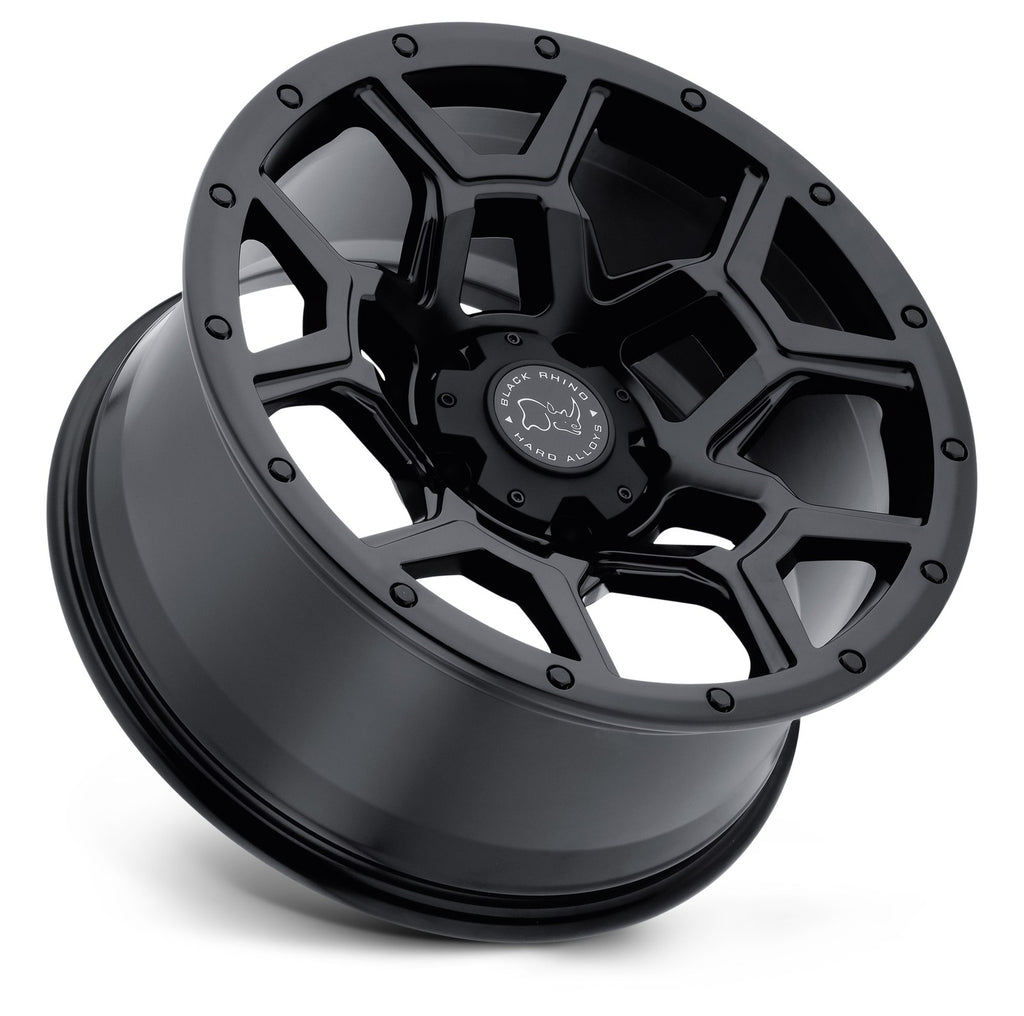 Black Rhino Hard Alloys BR OVERLAND 20X9.5 6X139 -18 112 M-BLK