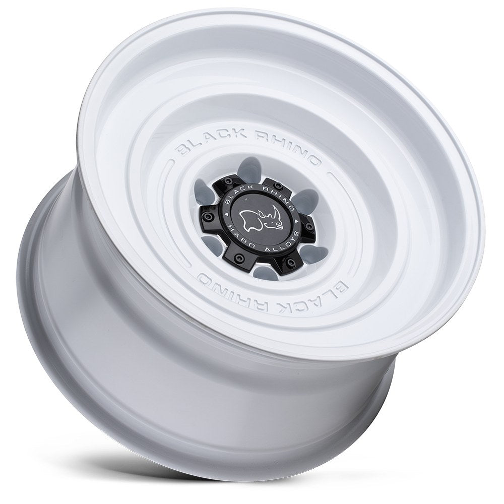 Black Rhino Hard Alloys BR SOLID 17X9.5 6X139 -12 112 G-WHITE