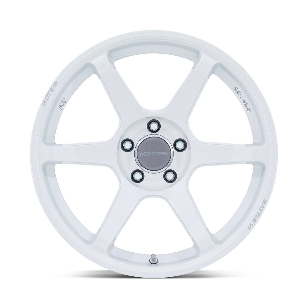 Motegi BATTLE VI 18X8.5 4X4.5 72 +30 MA-WHT-PRL