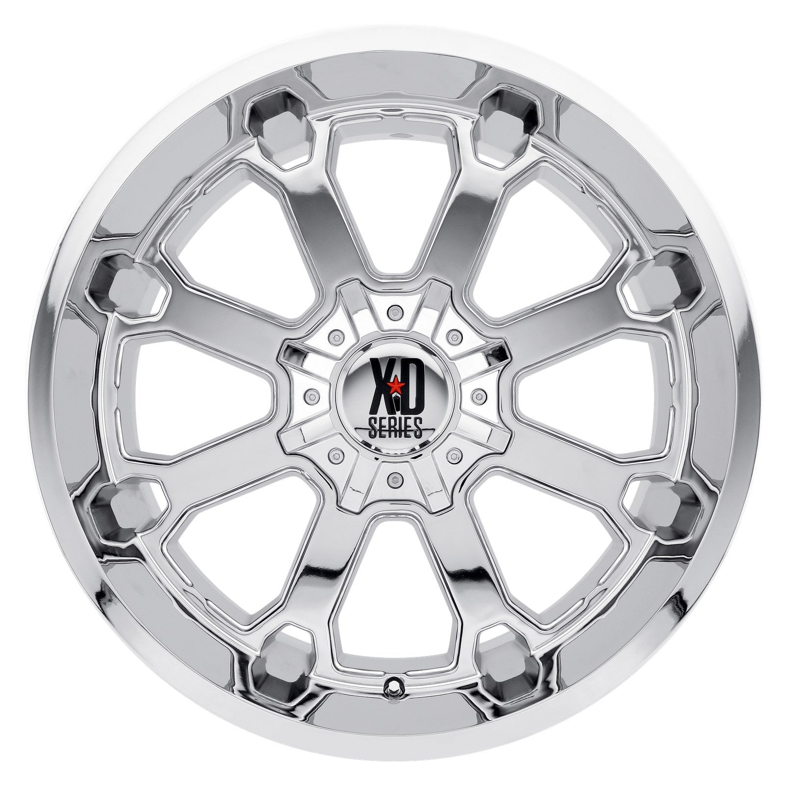 XD825 8X170 Tall Cap - Chrome
