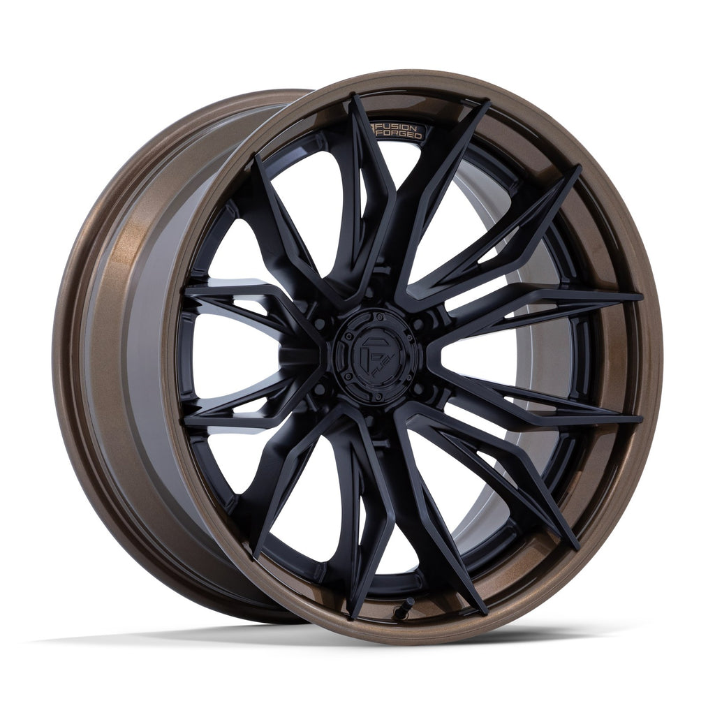 Fuel 1PC Mutiny 22X10 8X180 124 +0 M-Blk G-Brnz