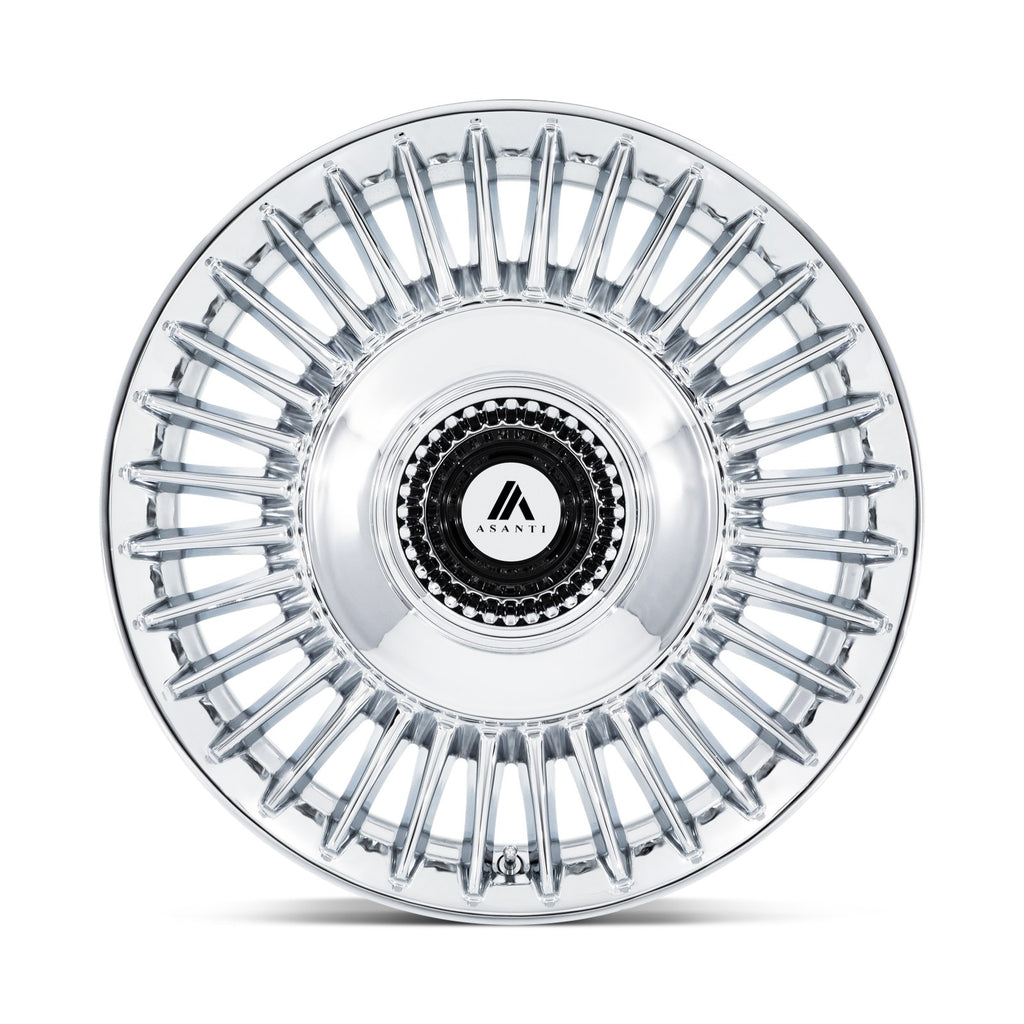 Asanti Black TIARA 20X9 5X4.25/112 72 +45 CHROME