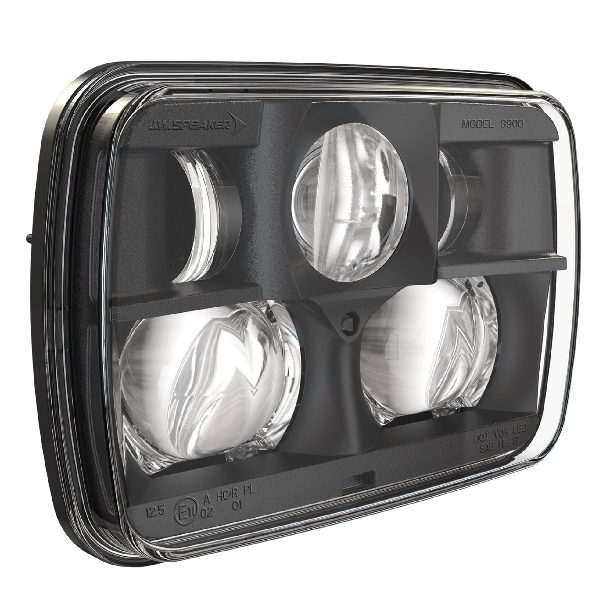 8900-EV2 12/24V DOT/Ece Non-Htd Blk