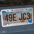 C4 License Plate Frame