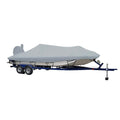 Carver Sun-DURA&reg; Extra Wide Series Styled-to-Fit Boat Cover f/21.5' Aluminum Modified V Jon Boats - Grey