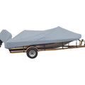 Carver Sun-DURA&reg; Styled-to-Fit Boat Cover f/19.5' Wide Style Bass Boats - Grey
