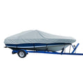 Carver Sun-DURA&reg; Styled-to-Fit Boat Cover f/20.5' V-Hull Low Profile Cuddy Cabin Boats w/Windshield &amp; Rails - Grey