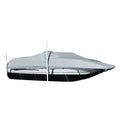 Carver Sun-DURA&reg; Styled-to-Fit Boat Cover f/23.5' Sterndrive Deck Boats w/Walk-Thru Windshield - Grey