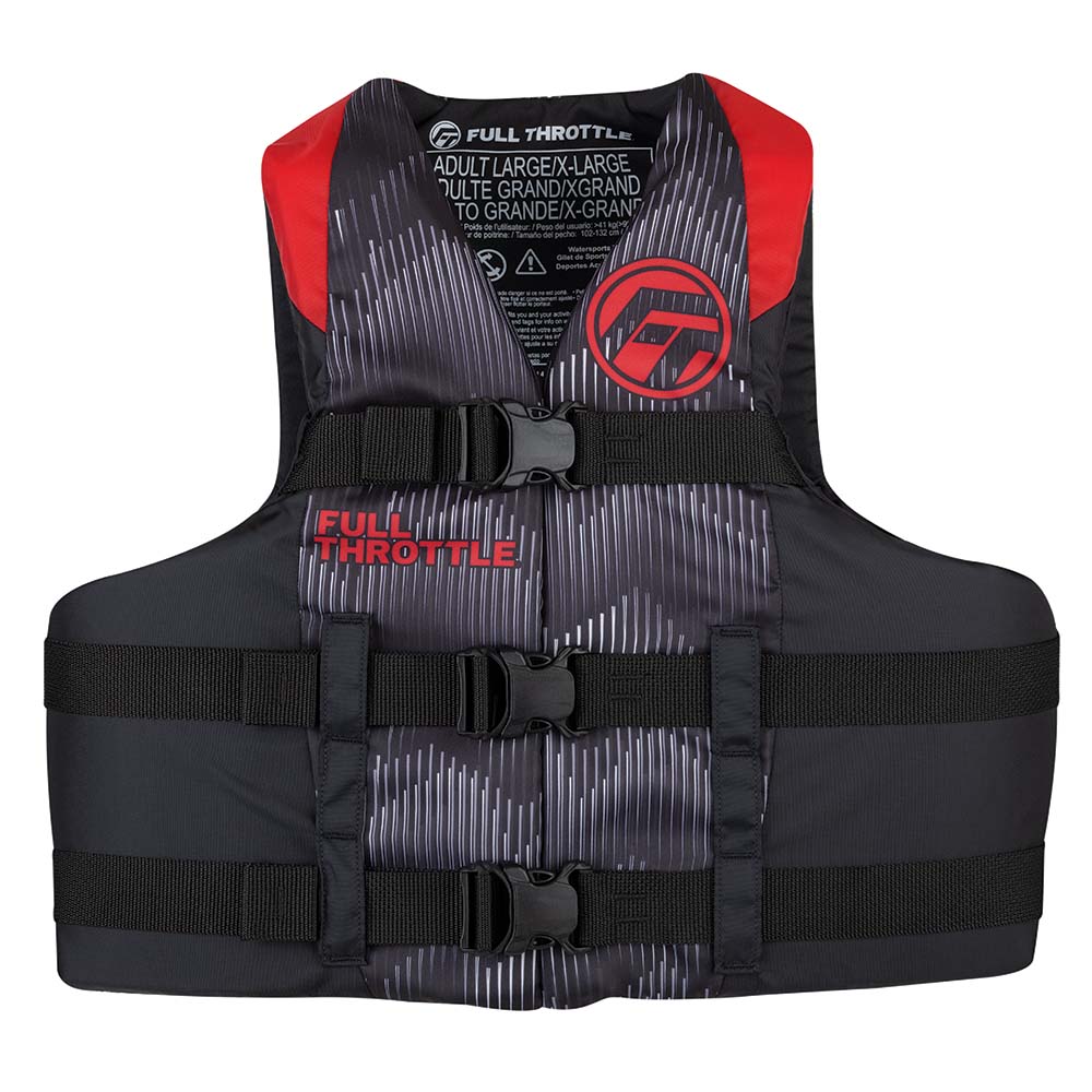 Full Throttle Adult Nylon Life Jacket - / - /