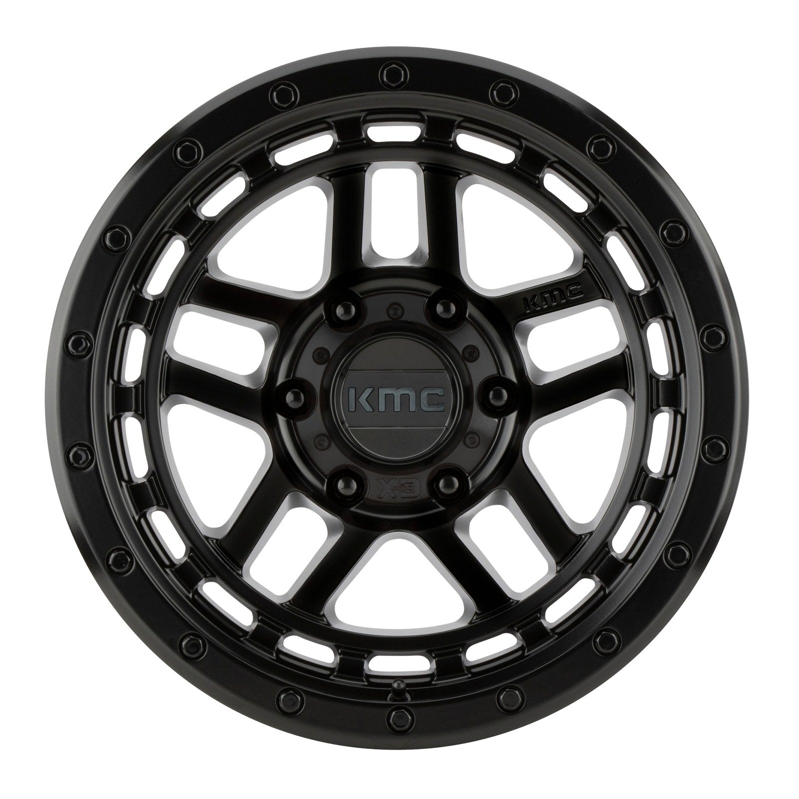 KMC KM540 17X9 6X5.5 G-Blk Mch Rtcc -02MM