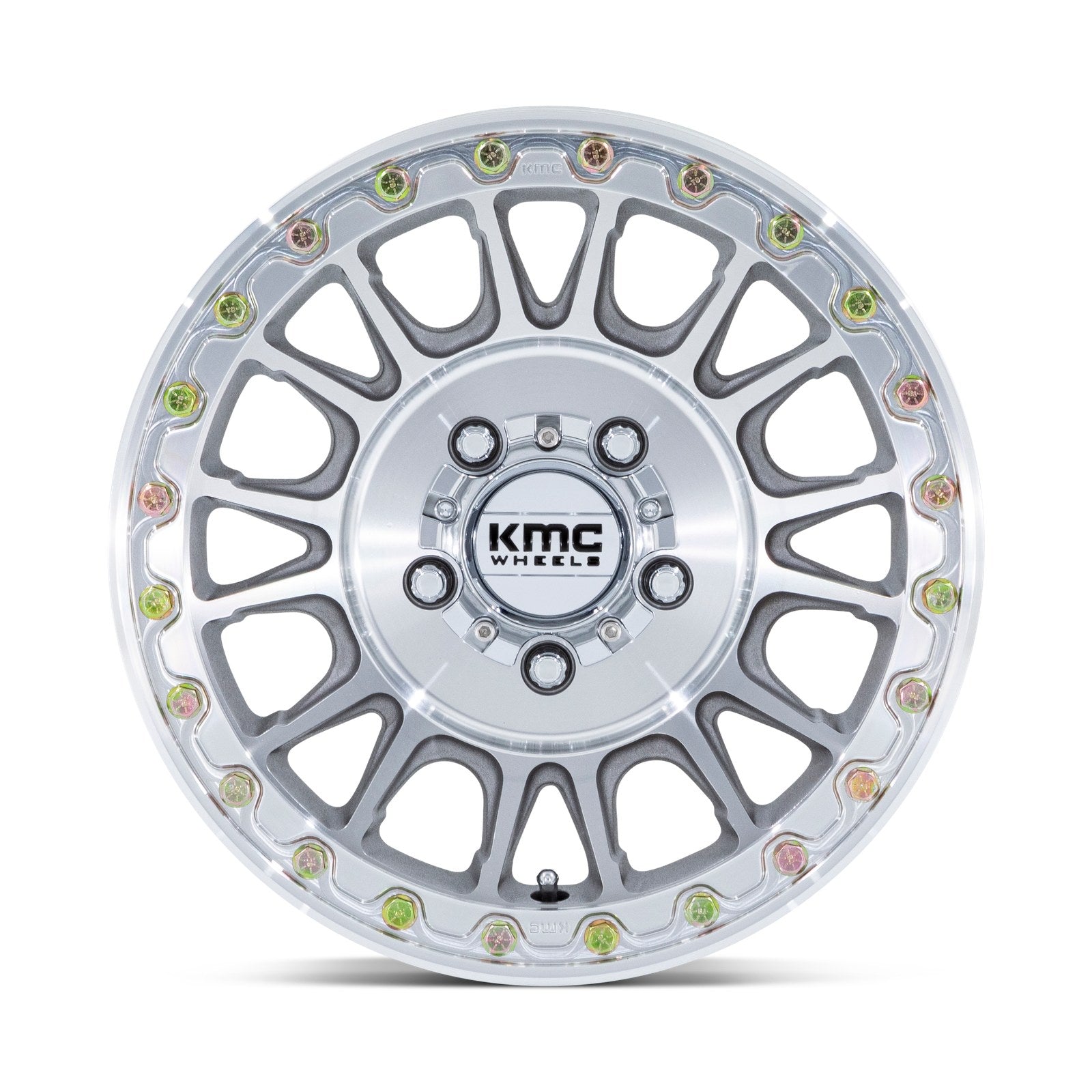 KMC Powersports IMPACT UTV BL 15X10 6X5.5 100 +0 MACH