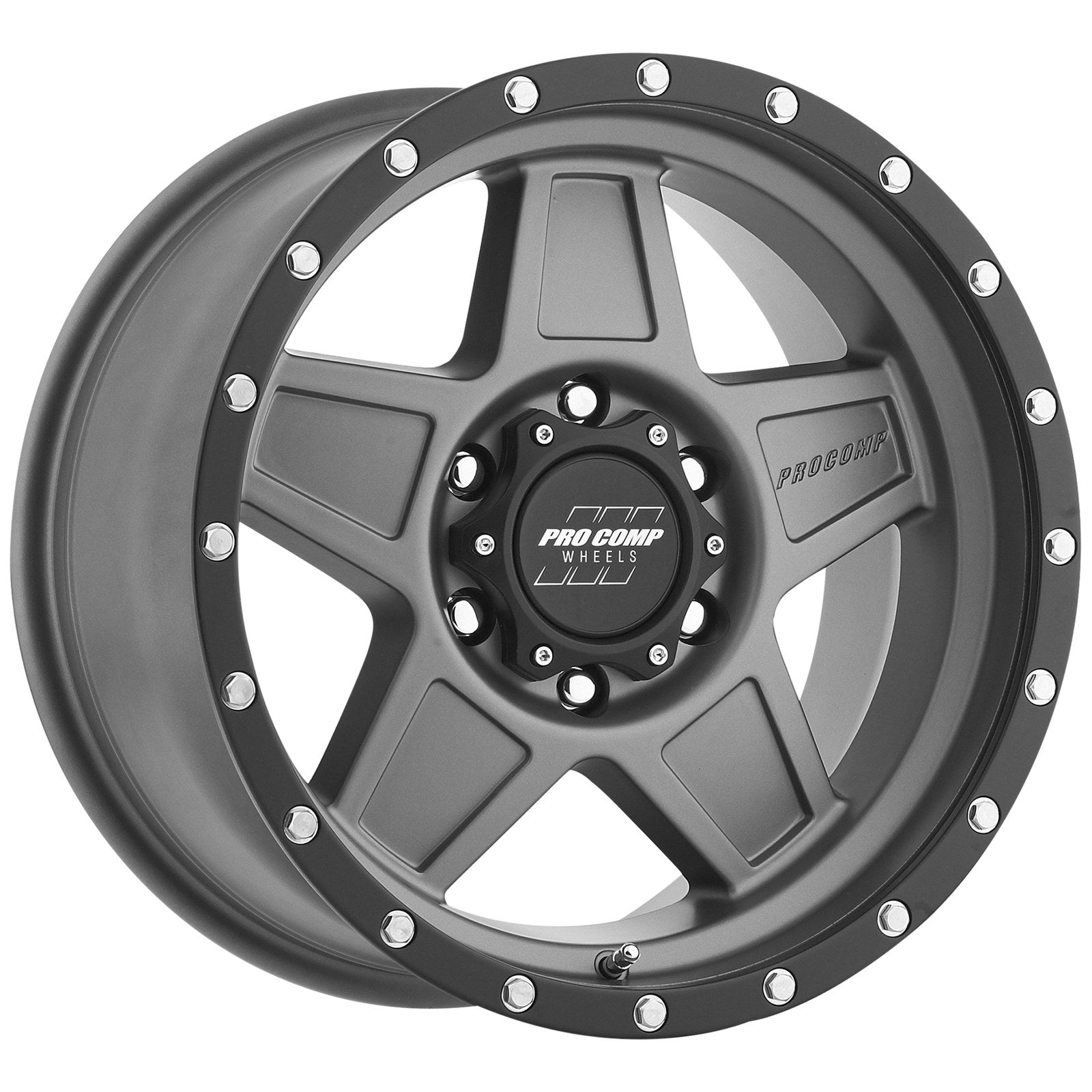 Pro Comp Alloys PREDATOR 17X8.5 5X5 71 +0 GRY-BLK