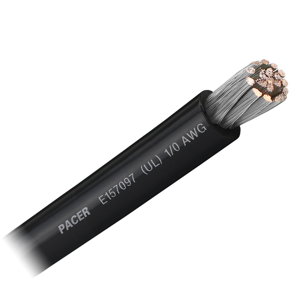 Pacer 1/0 AWG Battery Cable - Sold By the Foot