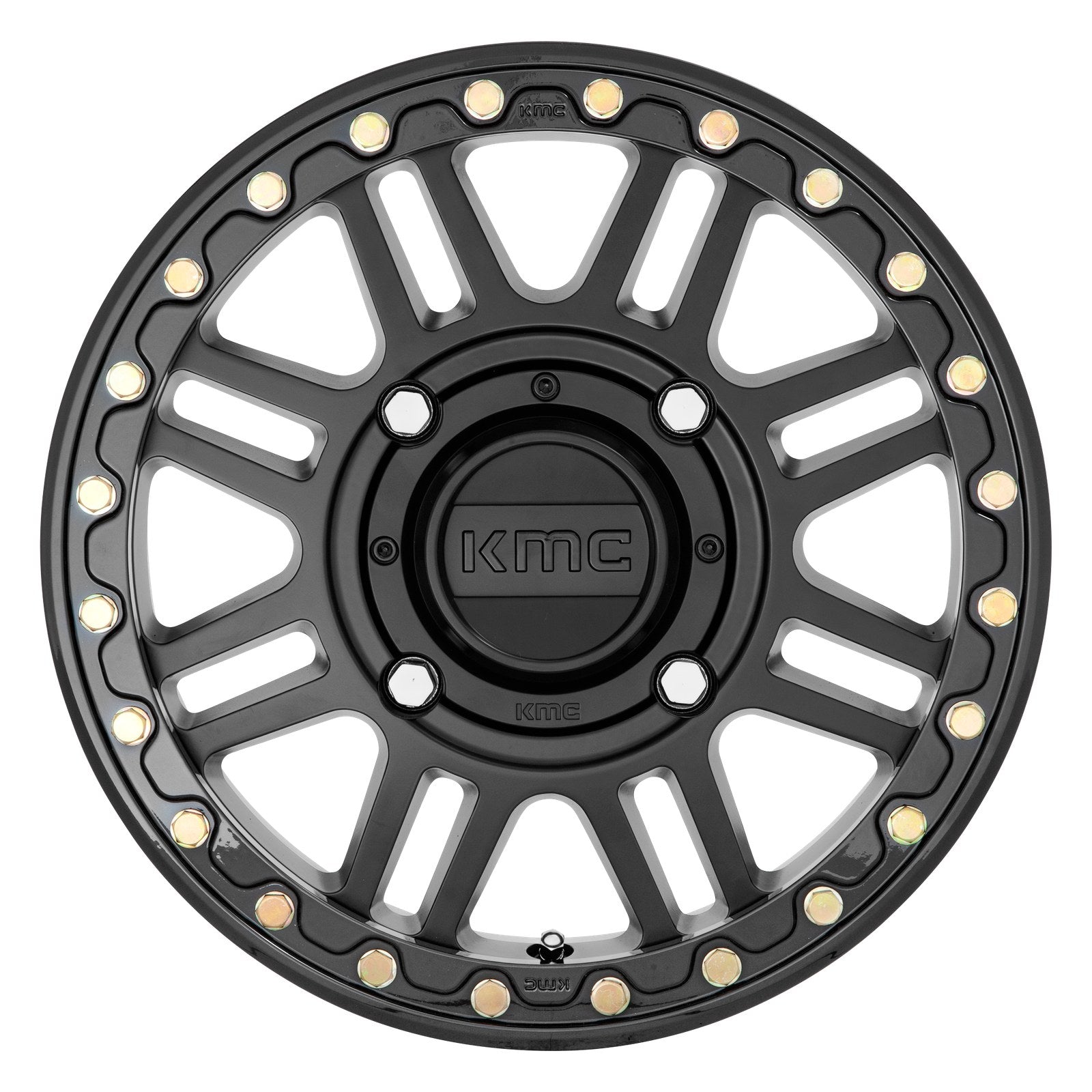 KMC Powersports CAGE UTV BL 15X6 4X156 S-BLK BLK-RG +38