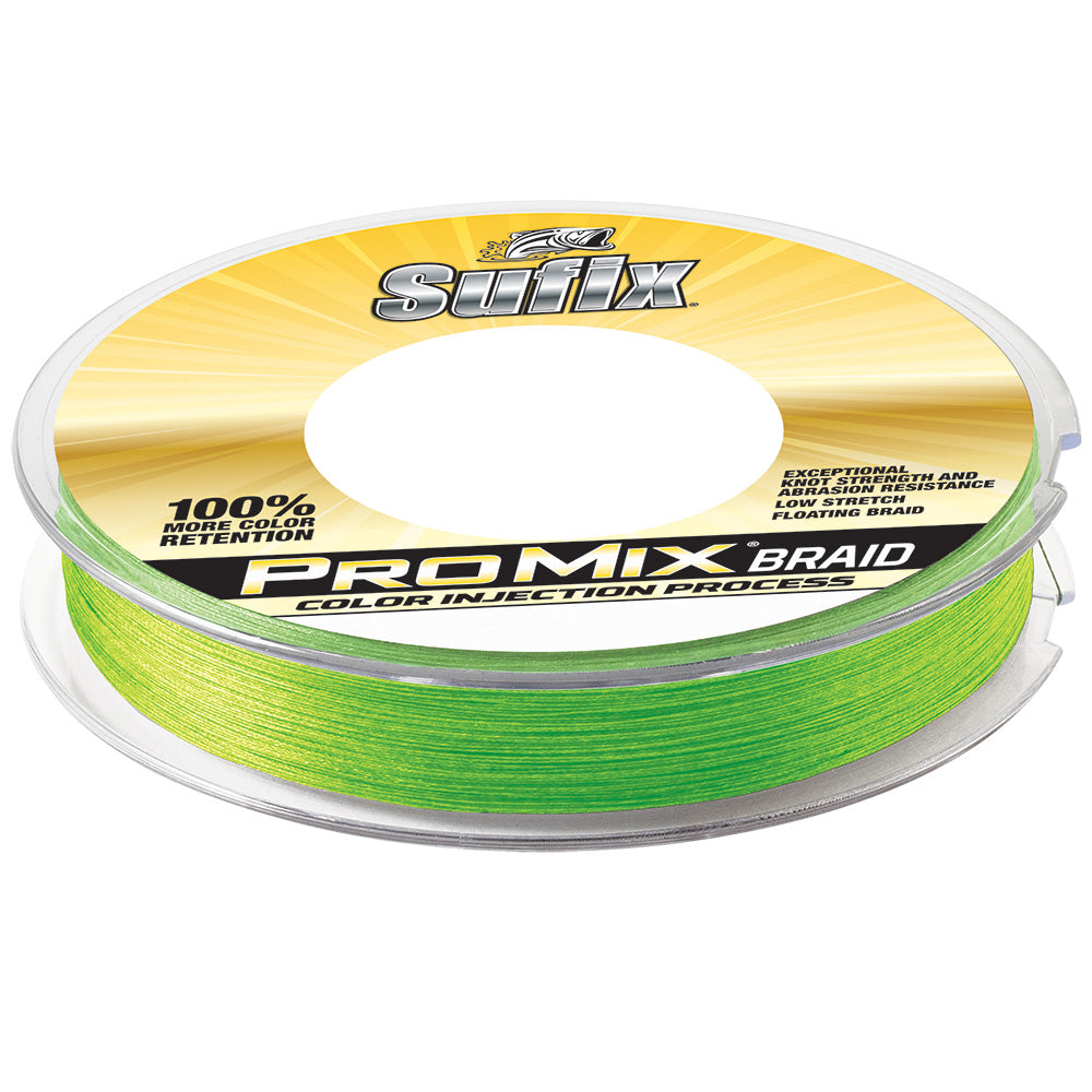Sufix ProMix&reg; Braid - 50lb - Neon Lime - 300 yds