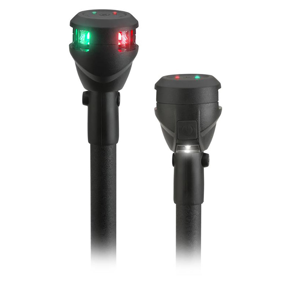 Attwood LightArmor Fast Action Bi-Color Pole Light With Task Light - 14" &amp; 3-Pin