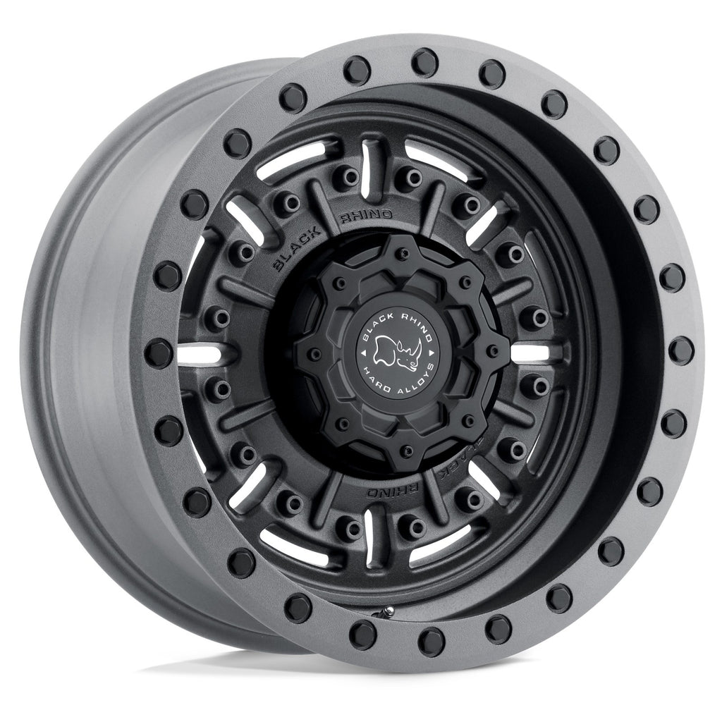 Black Rhino Hard Alloys BR ABRAMS 20X9.5 6X120 +12 67 TXT M-GM