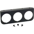 AUTO METER 2238 2IN 3-HOLE GAUGE PANEL, BLACK, ALUMINUM