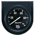 AUTO METER 2332 2IN OIL PRESS, 0-100 PSI, IN STEEL PANEL, BLACK