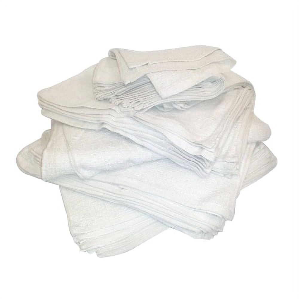 White Terry Towel 10 Per Bag