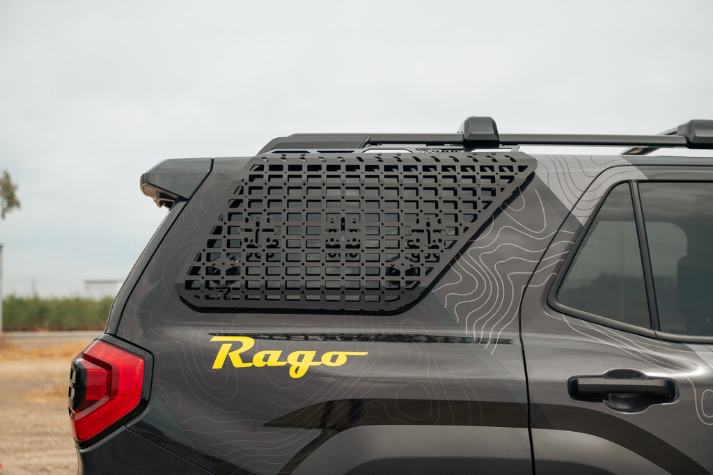 2025+ Toyota 4Runner Exterior Molle Storage Panels for Factory Roof Rails - Passenger Side