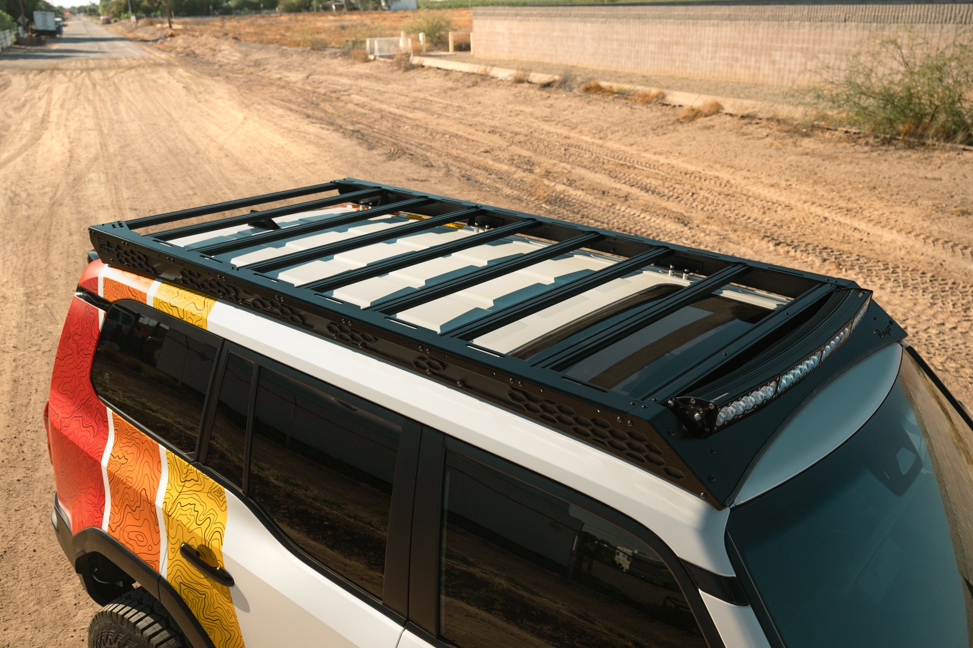 2024 Toyota Land Cruiser Roof Rack with Light Pocket