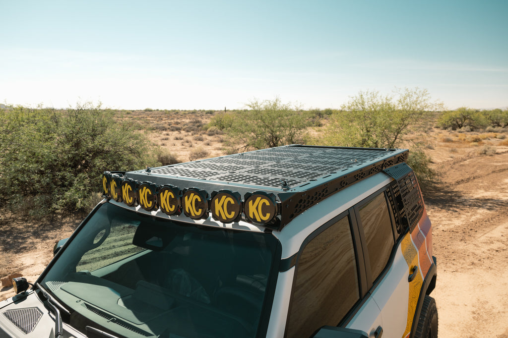 2024 Toyota Land Cruiser KC Light Mount for Rago Roof Rack