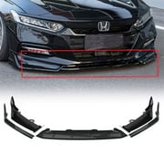 Aero Front Lip Spoiler  Black