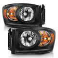 Crystal Headlight Set; Clear Lens