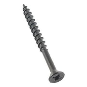 AP Products 012-FSQ100 BL 8 X 3 Black Flat Head Screws, 3" / Pack of 100