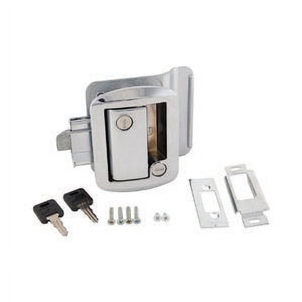Metal Tt Lock W/Keys Chr