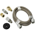 AUTO METER 3227 3FTBRAIDED STAINLESS STEEL LINE, #4