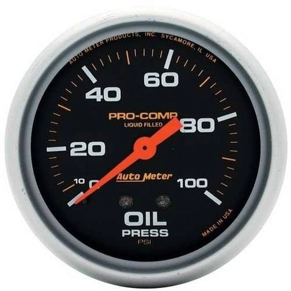AUTO METER 5421 2-5/8IN OIL PRESS, 0-100 PSI, LFG, MECH