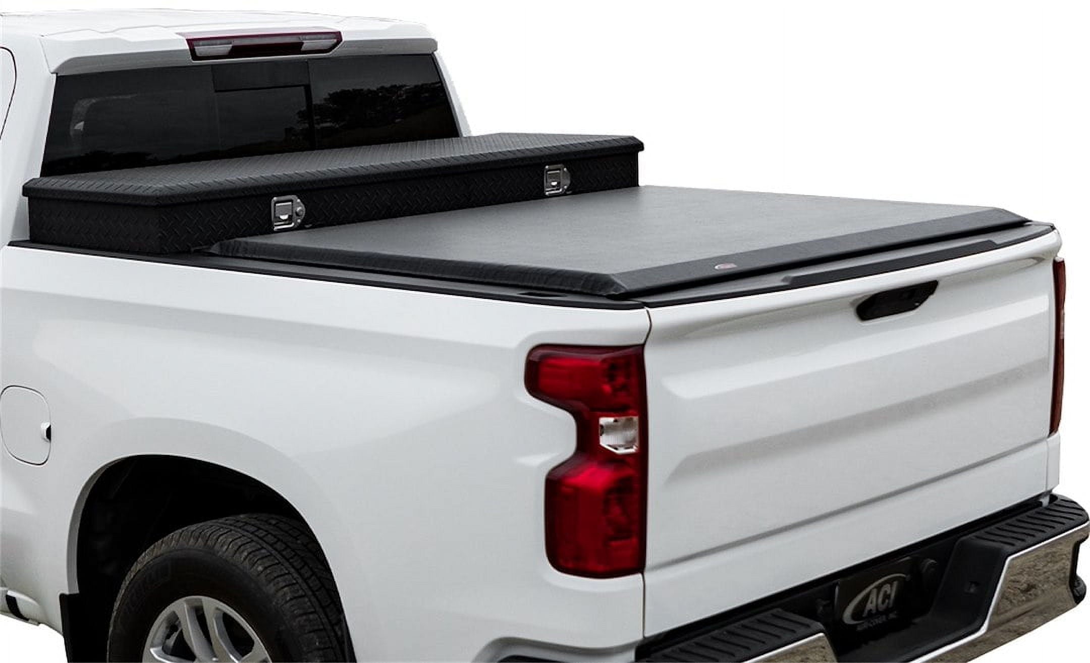 Access Covers 62369 Toolbox  Tonneau Cover Tonno Soft Rolling Fits select: 2019-2023 CHEVROLET SILVERADO, 2019-2023 GMC SIERRA