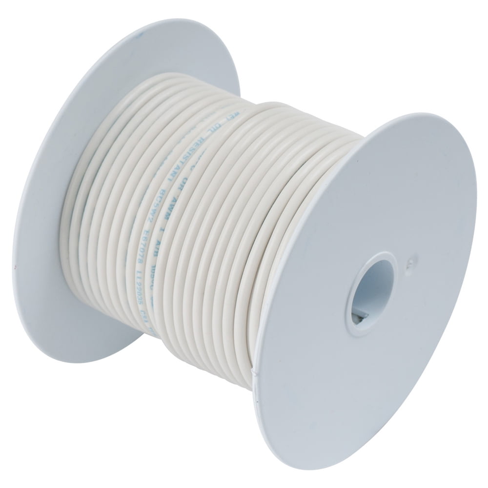 Ancor 102910 RV/ Boat Marine Grade Primary Electrical Wire #16 Gauge White 100'